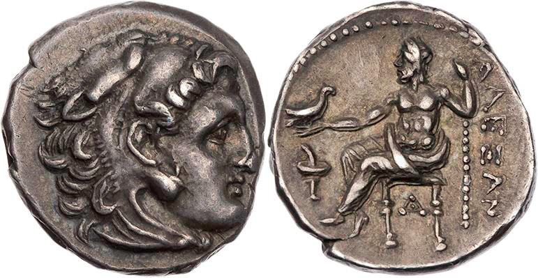MAKEDONIEN, KÖNIGREICH
Alexander III., 336-323 v. Chr. AR-Drachme 323-319/8 v. ...
