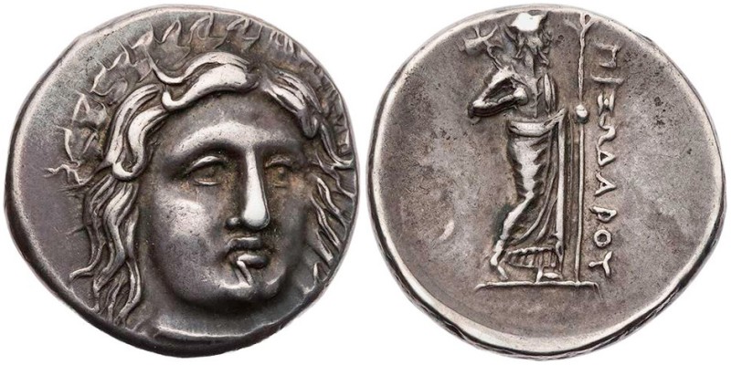 KARIEN KARISCHE DYNASTEN
Pixodaros, ca. 341/0-336/5 v. Chr. AR-Didrachme Halika...
