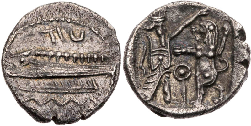 PHOENIZIEN SIDON
Baalshillem (Sakton) II., ca. 401-365 v. Chr. AR-1/16 Shekel V...