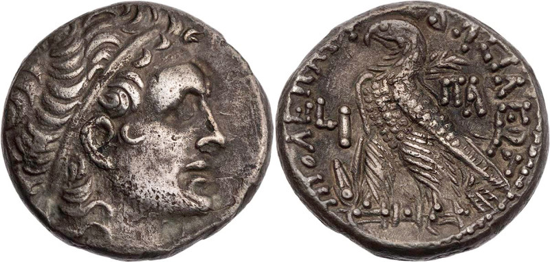 ÄGYPTEN, KÖNIGREICH DER PTOLEMÄER
Kleopatra VII. Philopator, 50-31 v. Chr. AR-T...