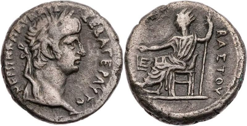 ÄGYPTEN ALEXANDRIA
Nero, 54-68 n. Chr. BI-Tetradrachme 58/59 n. Chr. (= Jahr 5)...