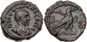ÄGYPTEN ALEXANDRIA
Philippus II. Caesar, 244-247 n. Chr. BI-Tetradrachme 244/245 n. Chr. (= Jahr 2 des Philippus I.) Vs.: gepanzerte und drapierte Bü...