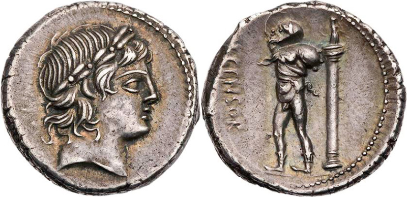 RÖMISCHE REPUBLIK
L. Marcius Censorinus, 82 v. Chr. AR-Denar Rom Vs.: Kopf des ...