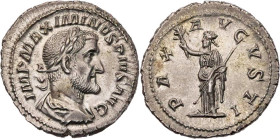 RÖMISCHE KAISERZEIT
Maximinus Thrax, 235-238 n. Chr. AR-Denar 235/236 n. Chr. Rom Vs.: IMP MAXIMINVS PIVS AVG, gepanzerte und drapierte Büste mit Lor...