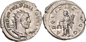 RÖMISCHE KAISERZEIT
Philippus I. Arabs, 244-249 n. Chr. AR-Antoninian 244-247 n. Chr. Rom Vs.: IMP M IVL PHILIPPVS AVG, gepanzerte und drapierte Büst...