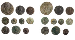 Lot, römische Provinzialprägungen AE-Prägungen aus BITHYNIEN, Nikaia: Geta, Severus Alexander; TROAS, Alexandria: pseudo-autonom; KARIEN, Mylasa: Geta...