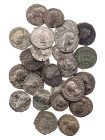 Lot, römische Münzen Denare von Vespasianus, Traianus (2), Hadrianus, Faustina maior (2), Faustina minor (subärat), Septimius Severus (3), Iulia Domna...