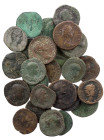 Lot, römische Münzen Sesterzen von Domitianus, Antoninus Pius (2), Faustina maior (2), Marcus Aurelius, Faustina minor (2), Lucius Verus, Lucilla (2),...