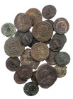 Lot, römische Münzen AE-Prägungen der römischen Spätantike, hauptsächlich Folles, darunter Maximianus I. Herculius, Maximinus II. Caesar, Licinius I.,...