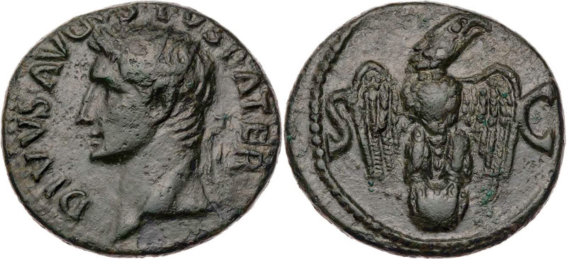 RÖMISCHE KAISERZEIT
Divus Augustus, gest. 14 n. Chr. AE-As 34-37 n. Chr., unter...