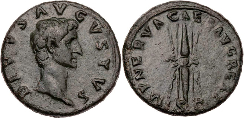 RÖMISCHE KAISERZEIT
Divus Augustus, gest. 14 n. Chr. AE-As 98 n. Chr., Restitut...
