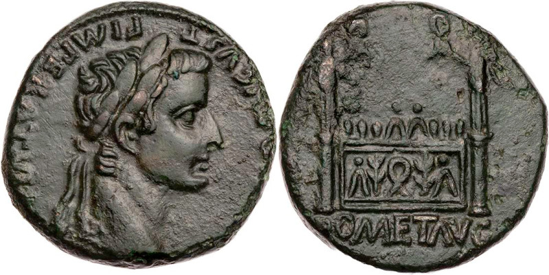 RÖMISCHE KAISERZEIT
Tiberius Caesar, 4-14 n. Chr. AE-As 12-14 n. Chr. Lugdunum ...