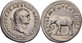 RÖMISCHE KAISERZEIT
Titus, 79-81 n. Chr. AR-Denar 80 n. Chr. Rom Vs.: IMP TITVS CAES VESPASIAN AVG P M, Kopf mit Lorbeerkranz n. r., Rs.: TR P IX IMP...