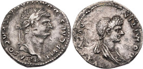 RÖMISCHE KAISERZEIT
Domitianus, 81-96 n. Chr. AR-Cistophor 82 n. Chr. Ephesus (oder Rom), für den Umlauf in Asia Vs.: IMP CAES DOMITIAN AVG P M COS V...