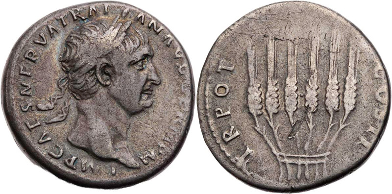 RÖMISCHE KAISERZEIT
Traianus, 98-117 n. Chr. AR-Cistophor 98 n. Chr. unbestimmt...