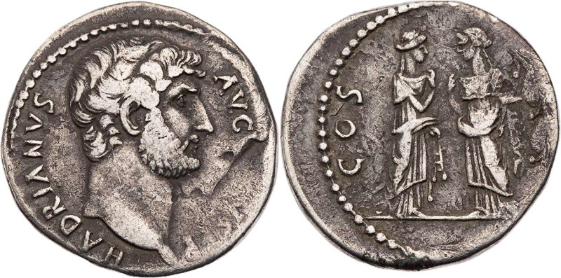 RÖMISCHE KAISERZEIT
Hadrianus, 117-138 n. Chr. AR-Cistophor nach 128 n. Chr. Sm...