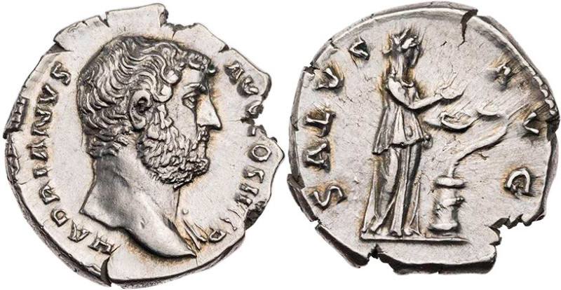 RÖMISCHE KAISERZEIT
Hadrianus, 117-138 n. Chr. AR-Denar 133-135 n. Chr. Rom Vs....