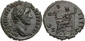 RÖMISCHE KAISERZEIT
Antoninus Pius, 138-161 n. Chr. AE-As 156/157 n. Chr. Rom Vs.: ANTONINVS AVG P-IVS P P TR P XIX, Kopf mit Lorbeerkranz n. r., Rs....