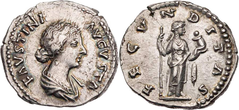 RÖMISCHE KAISERZEIT
Faustina II., Gemahlin des Marcus Aurelius, Augusta, 145-17...