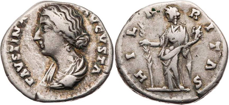 RÖMISCHE KAISERZEIT
Faustina II., Gemahlin des Marcus Aurelius, Augusta, 145-17...