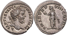 RÖMISCHE KAISERZEIT
Septimius Severus, 193-211 n. Chr. AR-Denar 198-200 n. Chr. Laodicea ad Mare Vs.: L SEPT SEV AVG I-MP XI PART MAX, Kopf mit Lorbe...