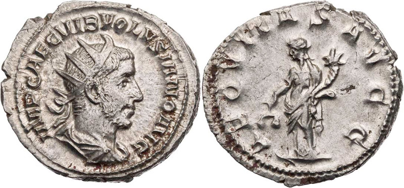 RÖMISCHE KAISERZEIT
Volusianus, 251-253 n. Chr. AR-Antoninian Rom Vs.: IMP CAE ...