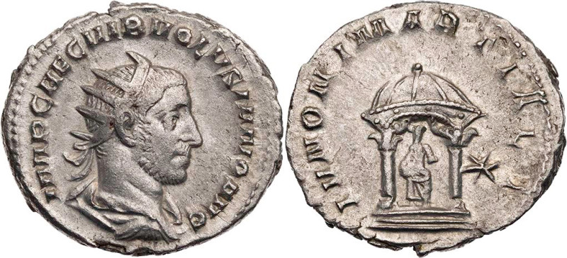 RÖMISCHE KAISERZEIT
Volusianus, 251-253 n. Chr. AR-Antoninian Rom Vs.: IMP CAE ...