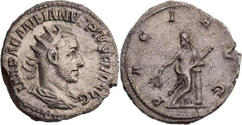 RÖMISCHE KAISERZEIT
Aemilianus, 253 n. Chr. AR-Antoninian Rom Vs.: IMP AEMILIAN...