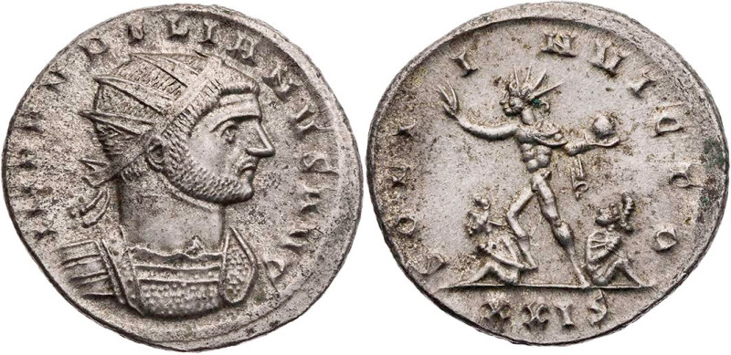 RÖMISCHE KAISERZEIT
Aurelianus, 270-275 n. Chr. BI-Antoninian 7. Emission, Apri...
