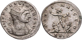 RÖMISCHE KAISERZEIT
Aurelianus, 270-275 n. Chr. BI-Antoninian 7. Emission, April - November 274 n. Chr. Serdica, 2. Offizin Vs.: IMP AVRELIANVS AVG, ...