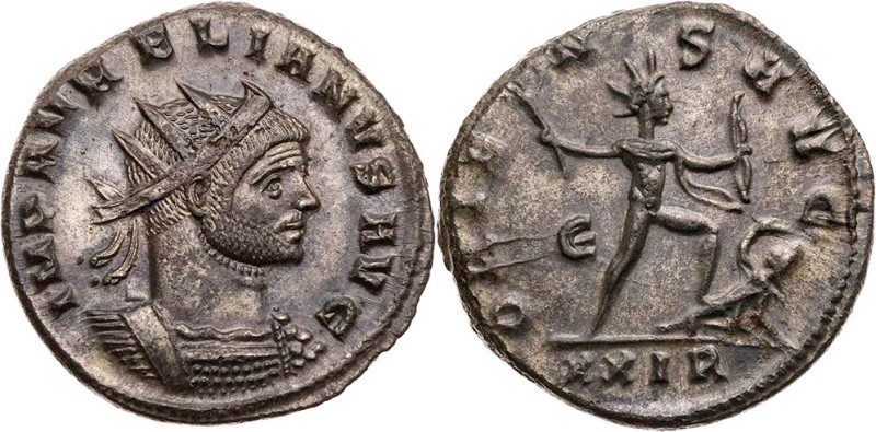 RÖMISCHE KAISERZEIT
Aurelianus, 270-275 n. Chr. BI-Antoninian 11. Emission, Anf...