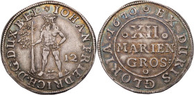 BRAUNSCHWEIG UND LÜNEBURG BRAUNSCHWEIG-CALENBERG-HANNOVER, AB 1692 KURFÜRSTENTUM HANNOVER, AB 1815 KÖNIGREICH HANNOVER
Johann Friedrich, 1665-1679. 1...