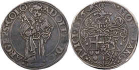 KÖLN ERZBISTUM
Adolf III. von Schauenburg, 1547-1556. Taler 1556 Deutz Vs.: St. Petrus steht mit Schlüssel und Buch v. v., Rs.: behelmter gevierter W...