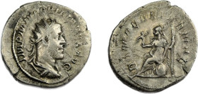 Philip I
AR Antoninianus AD 244-249, 26 mm, 4.47 g. old collector's tag