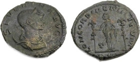 Severina as Augusta
Billon Antoninianus AD 270-275, 22 mm, 4.07 g.