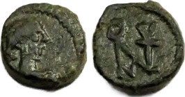 Anastasius I
Æ 4 AD 491-498, 10 mm, .72 g.
