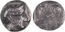 Arabia Felix, Sabaeans
AR 1/4 unit, 3rd Century BC, 10 mm, 1.24 g.