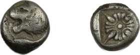 Ionia, Miletos
AR Diobol, 550-490 BC, 9mm, 1.09 g.