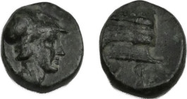 Macedonia, Kings of
Demetrios I Poliorketes 306-283 BC, Æ 1/2 Unit, 14 mm, 3.81 g.