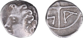 Gaul, Massalia
AR Obol, circa 400 BC, 9 mm, .63 g.