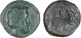 Thessaly, Krannon
 Æ Dichalkon Circa 350-300 BC, 19 mm, 5.02 g.
