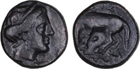 Thessaly, Larissa
 Æ 12, Circa 360-325 BC, 12 mm, 2.21 g. Superb small bronze.
