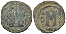 Byzantine bronze coin (14.62 Gr. 33mm.)