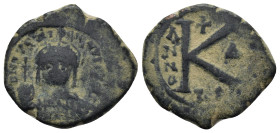 Byzantine bronze coin (5.5 Gr. 22mm.)