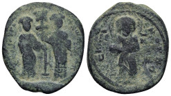 Byzantine bronze coin (8.17 Gr. 28mm)