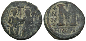 Byzantine bronze coin (13.56 Gr. 30mm.)