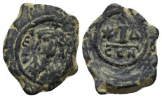 Byzantine bronze coin (3.68 Gr. 20mm.)
