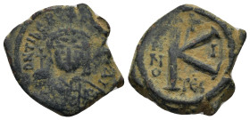 Byzantine bronze coin (5.74 Gr. 20mm.)
