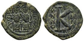 Byzantine bronze coin (7.87 Gr. 24mm.)
