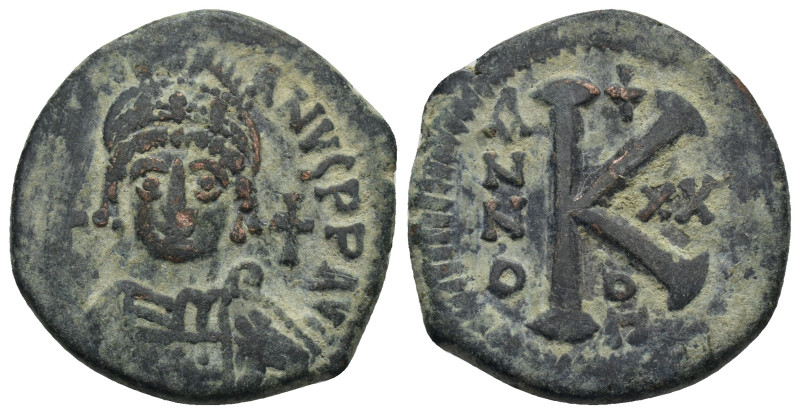 Byzantine bronze coin (10.9 Gr. 27mm.)